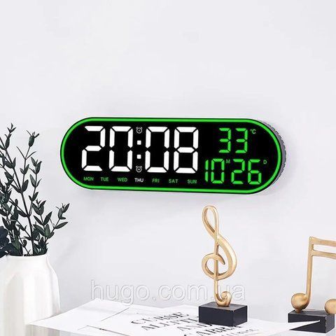 Цифровые настенные часы GH 8021 WL 1210 Led, GREEN (20) GH 8021 WL 1210 фото