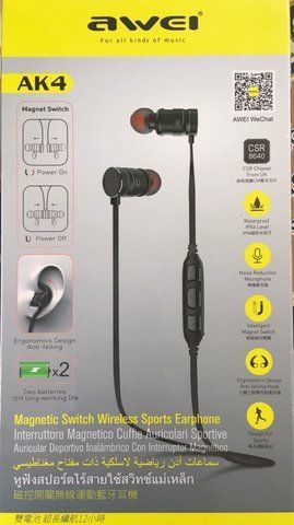 Навушники з мікрофоном Bluetooth AWEI AK-4/5014 (60) AK 4BT 5014 фото