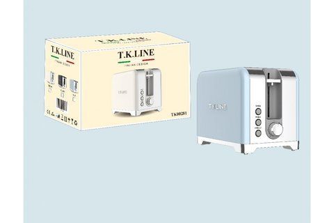 Тостер T.K.L.ine TK00281 (Голубой) (6) TK 00281 BLUE фото