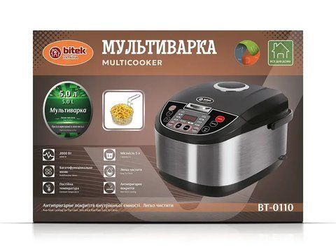Мультиварка 5л 2000Вт BITEK BT-0110 5937 (4) BT 0110 5937 фото