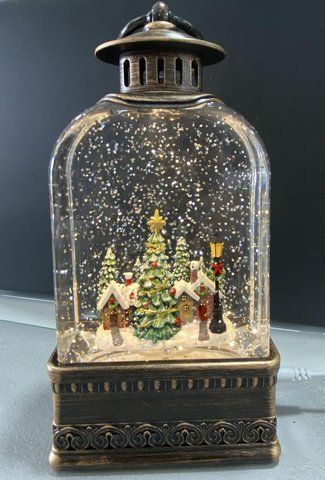 XMAS Новогодний ночник винтажный фонарь WDL-23013E/ 10086 20,5 см (12) 10086 WDL 23013E фото