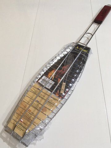 Решетка для рыбы гриля 36*12*3см P-PLUS ART-1887 (24 шт) AP 1887 фото