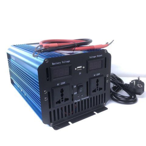 Перетворювач напруги (інвертор) 12V на 220V чиста синусоїда із зарядним UPS Wimpex 2000W WX 2100 (6) 2000W WX 2100 фото