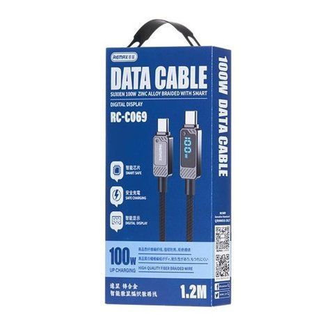 Кабель Remax RC-C069 Type-C-Type-C 100W RC C 069 фото