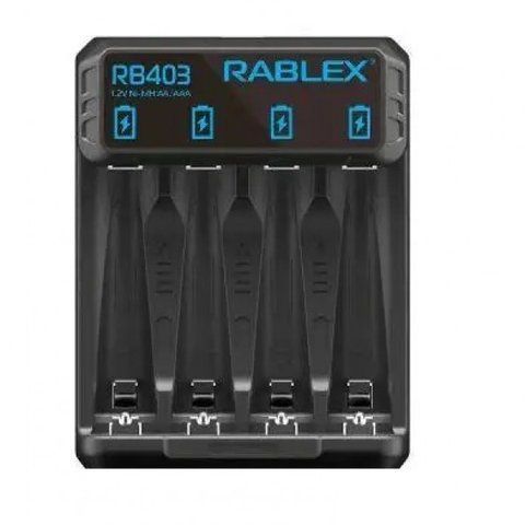 Зарядний пристрій Rablex RB403 універсальний на 4 пустий (АА/ААА) (150) RB 403 фото