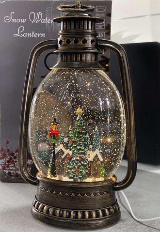 XMAS Новорічний нічник вінтажний ліхтар WDL-24028D/ 10093 27,9 см (12) 10093 WDL 24028D фото
