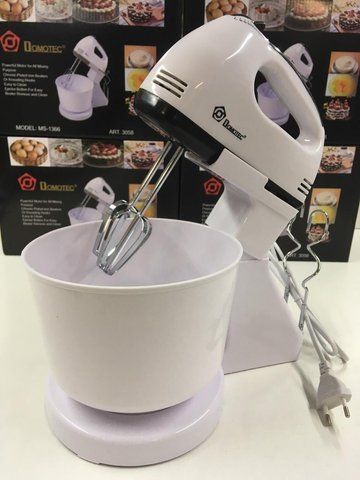 Миксер с чашей DOMOTEC MS-1366/ 3058 (6 шт/ящ) 3058 MS 1366 фото