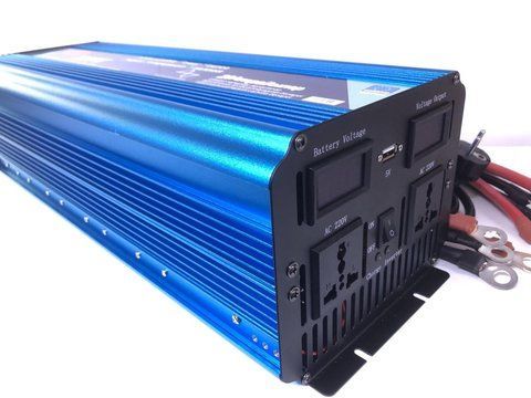 Перетворювач напруги (інвертор) 12V на 220V чиста синусоїда із зарядним UPS Wimpex 7000W WX 7100 (2) 7000W WX 7100 фото