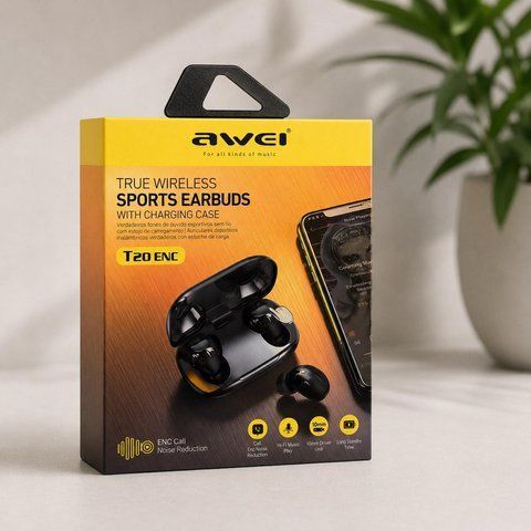 Bluetooth навушники AWEI T20 ENC AWEI T 20 ENC фото