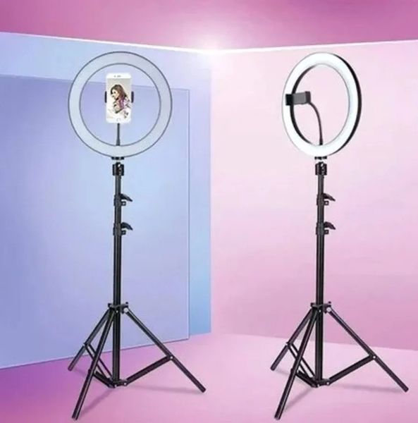 Кольцевая LED лампа S31 (1 крепл.тел) (управл. на проводе) USB (33см) (30) S 31 фото
