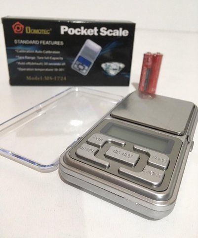Весы ювелирные DOMOTEC ART-1724C/0380 /500гр/001/ (100 шт) 1724 500 0380 фото