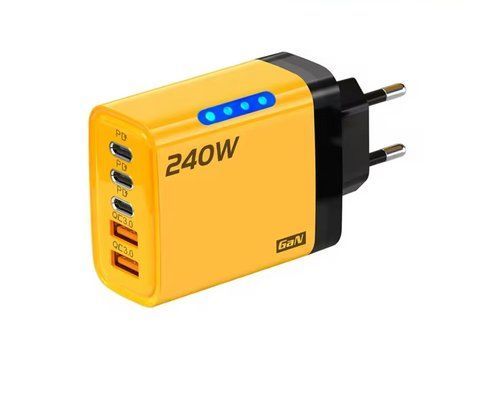 Адаптер 240W 3 Type C 2 Usb ART-10479 (300) 240W 10479 фото