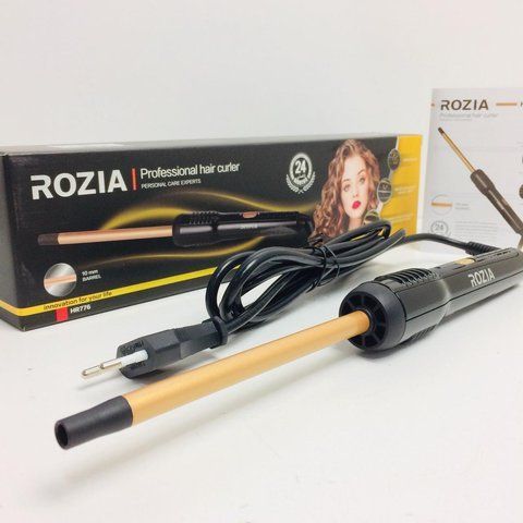 Плойка тонкая для завивки волос афрокудри Rozia HR 776, 10mm (40 шт/ящ) HR 776 фото