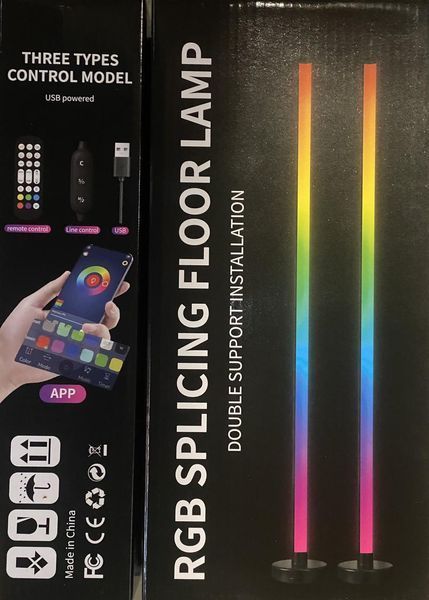 Лампа-торшер Led підлогова RGB Splicing Floor Lamp 2шт (8) LAMPA RGB фото