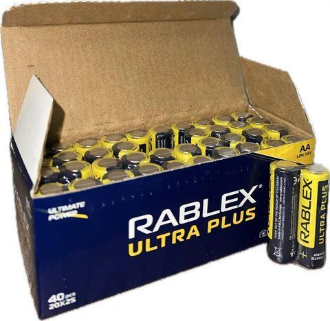 Rablex LR6/AA 2шт Ultra Plus SHRINK /40/1000 (420min) RB LR6 ULTRA фото