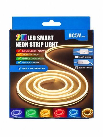 Лента Силиконова LED NEON White 2M ART-10783 (120) NEON 10783 фото