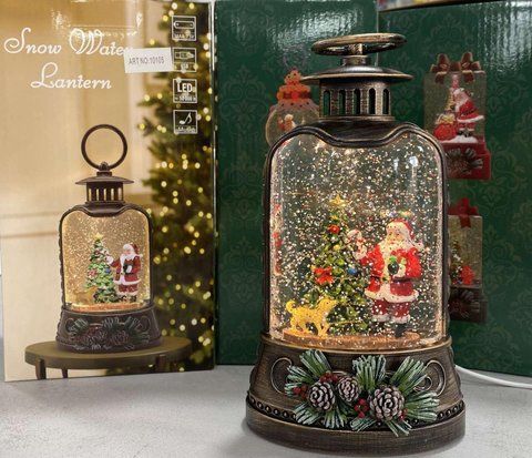 XMAS Новогодний ночник винтажный фонарь WDL-25011A/ 10105 20,5 см (16) 10105 WDL 25011A фото
