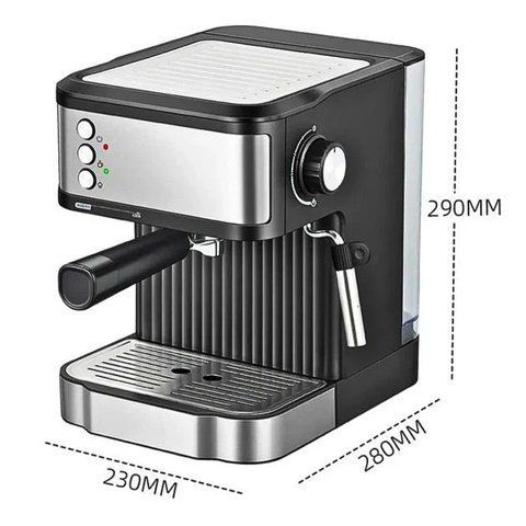 Ріжкова кавоварка для еспресо Crownberg CB 1570 1200 Вт з капучинатором для лате та капучино (4) CB 1570 фото