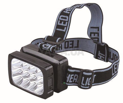 Налобный фонарь на аккумуляторе YJ-1837/ 12LED (120 шт/ящ) YJ 1837 фото