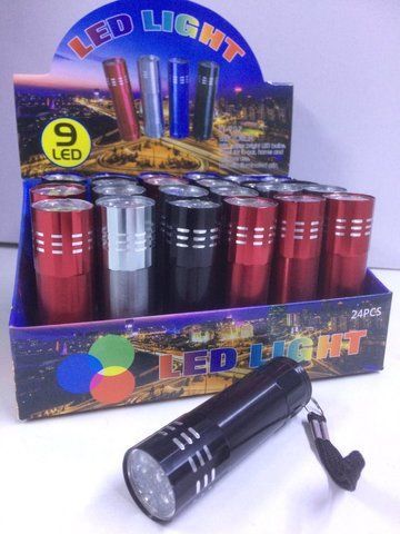 Фонарь ручной светодиодный RT 907/ 519/ PT 1909 , 3AAA x 9LED (240 шт/ящ) BL 519 RT 907 PT 1909 фото