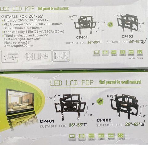 Крепление для телевизора на стену 26"-65" CP-402-2 (5) CP 402-2 фото