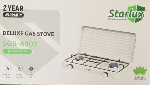 Газовая плита (настольная 2 конфорки) Starlux SGS 6002 (8 шт/ящ) SGS 6002 фото