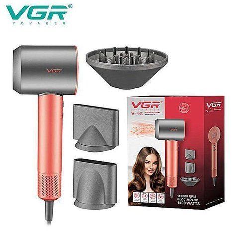 Професійний фен VGR V-440 1400 Вт | 3 режими обдування та температури | 3 насадки (20) V 440 фото
