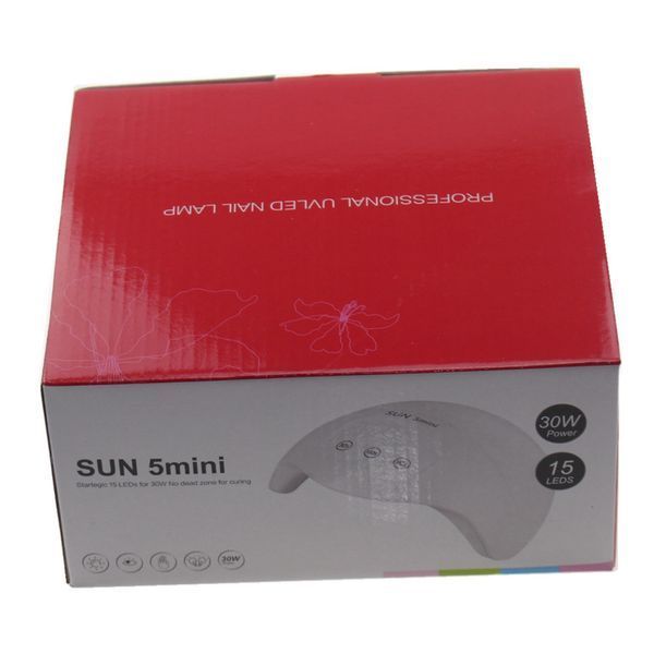 Лампа для гель лака SUN 5 MINI+LCD экран 24W+12LED SUN 5MINI фото