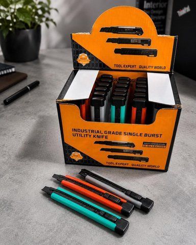Нож канцелярский телескопический Utility knife WL 2680 (360) NOZH KAN WL 2680 фото