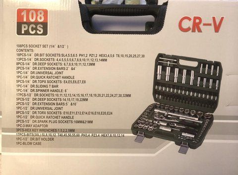 Набір інструментів у валізі CR-V 108 PCS (5) CR-V 108 PCS фото