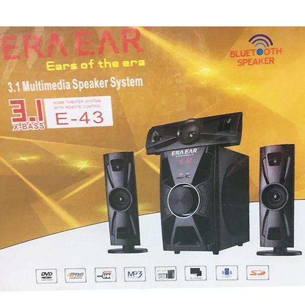 Акустична система ERA EAR E 43/9730/CS7 музичний центр із вбудованим Bluetooth, сабвуфер 9730 E 43 CS7 фото
