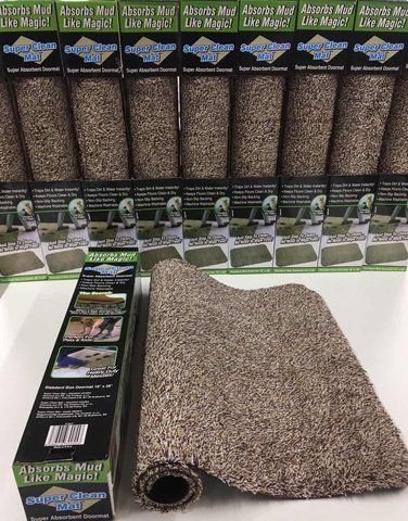 Коврик Absorbs Mud Like Magic, Super Clean Mat 0553/ 5155 FA 4072 (30 шт/ящ) 0553 KOV FA 4072 5551 фото