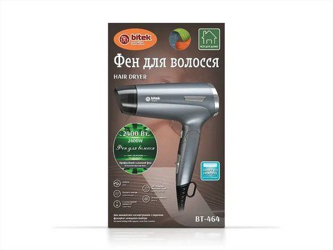 Фен для волосся 2400Вт BITEK BT-464/ 6472 (24) 6472 BT 464 фото