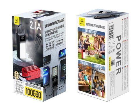 Power Bank MAXCELL PJ0099 100000mAh 2.1A (10) 100000 PJ 0099 фото