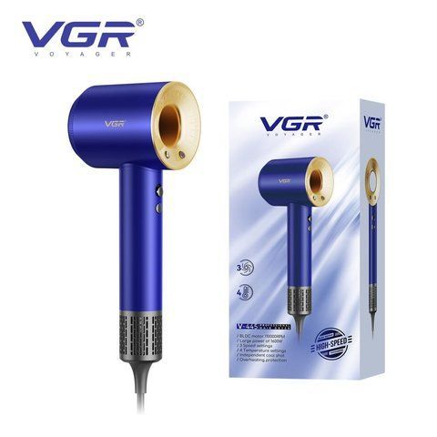 Фен професійний VGR V-445, 3 рівні обдування, 4 рівні температури, 1600 Вт V 445 фото