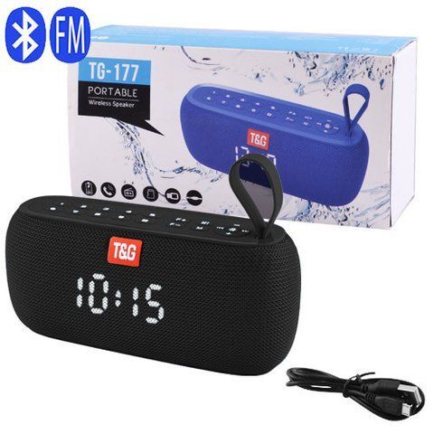 Bluetooth-колонка TG177, speakerphone, радио, PowerBank, часы (40) TG 177 фото