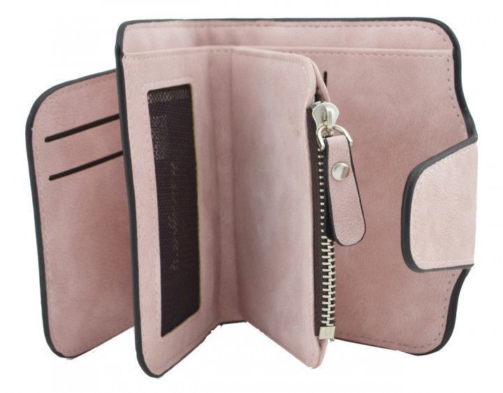 Женский замшевый кошелек Baellerry Forever Mini N 2346 Pink,Розовый (500 шт/ящ) KO 2346 PINK фото