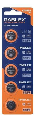 Rablex CR1632 3V blister card/5 pcs/100/2000 RB 1632 фото