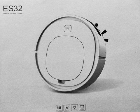 Смарт пилосос Vacum Cleaner Smart Robot ES-32/7318 (12 шт/ящ) SMART ROBOT ES 32 7318 фото