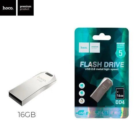 USB флеш-накопитель HOCO UD4 USB 2.0 16Gb (200) FHOCO 16 фото