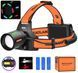 Фонарь налобный NIGHT VISION FLUORESCENCE BL-T67-TG+COB(white+red), 3x18650, 1 режим, power bank, ЗУ BL T67 фото 1
