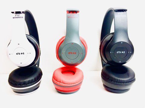 Навушники вакуумні з мікрофоном Bluetooth MDR P47+BT/3957 (100 шт) P 47BT 3957 фото