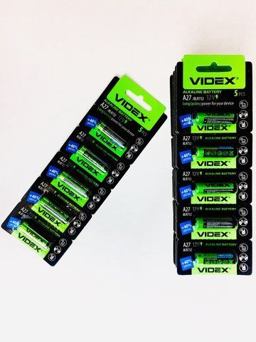 Батарейка щелочная VIDEX A27 VD 27 фото