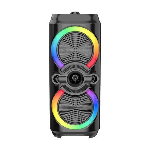 Колонка акустична ZQS8285XW, 2&times;10 Вт, Bluetooth, USB, SD, FM, AUX, 1 мікрофон (6) ZQ 8285 фото