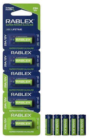 Rablex turbo 23A 12 V blister card/5 pcs/50/500 RB 23A фото