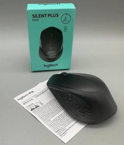 Мышка беспроводная LOGITECH SILENT PLUS M330 M 330 фото
