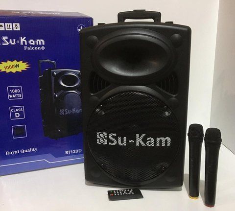 Акустична система Su-Kam ART 4382/BT-120D +2 mic+BT/1000W (1 шт) 4382 BT 120 фото