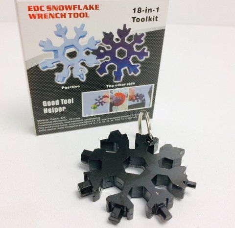 Мультитул 18 в 1 отвертка в виде снежинки snowflake wrench tool ART-5626 (200 шт/ящ) SNE 5626 фото