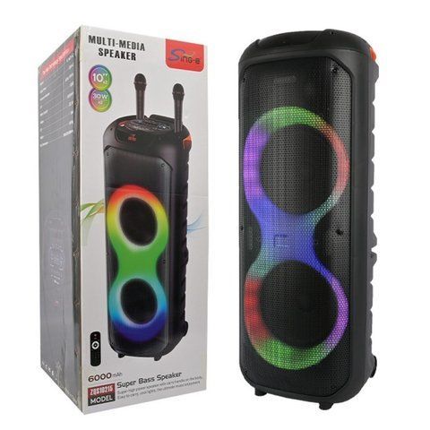 Колонка акустична ZQS10215, 2&times;30 Вт, 92см*36см*31см, Bluetooth, USB, SD, FM, AUX, 2 мікрофони (1) ZQS 10215 фото