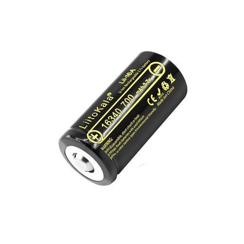 Аккумулятор 16340, LiitoKala Lii-16A, 700mAh (400) Liito 16340 700 фото